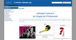Desktop Screenshot of csimple.org
