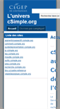 Mobile Screenshot of csimple.org